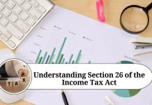 Section 26 of the Income Tax Act