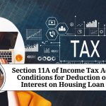 Section 11A of Income Tax Act: Conditions for Deduction of Interest on Housing Loan