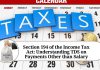Section 194 of the Income Tax Act: Understanding TDS on Payments Other than Salary