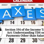 Section 194 of the Income Tax Act: Understanding TDS on Payments Other than Salary