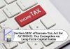 Section 54EC of Income Tax Act for AY 2020-21: Tax Exemption on Long-Term Capital Gains