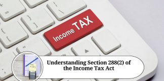 Section 288(2) of the Income Tax Act