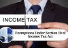 Section 10 of Income Tax Act