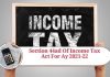 Understanding Section 44AD of the Income Tax Act: AY 2021-22
