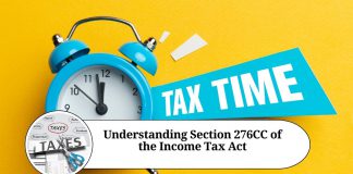 Understanding Section 276CC of the Income Tax Act: Penalties for Willful Tax Evasion in India