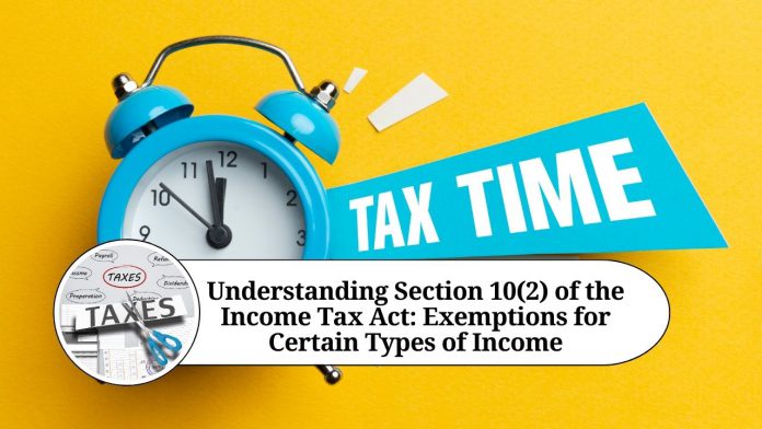 Section 10(2) of the Income Tax Act