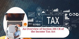 Section 206 CR of the Income Tax Act
