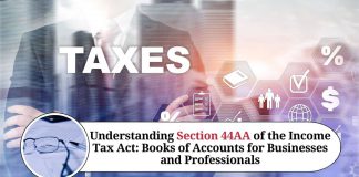 Understanding Section 44AA of the Income Tax Act: Books of Accounts for Businesses and Professionals"