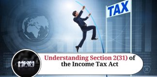 Section 2(31) of the Income Tax Act