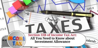 Section 33B of Income Tax Act