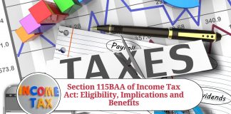 Section 115BAA of Income Tax Act