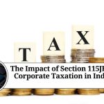 The Impact of Section 115JB on Corporate Taxation in India