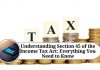 Section 45 of the Income Tax Act