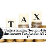 Section 44AB of the Income Tax Act for AY 2016-17