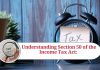 Section 50 of the Income Tax Act