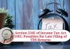 Section 234E of Income Tax Act 1961
