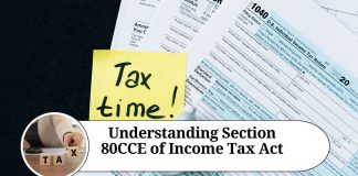 Understanding Section 80CCE of Income Tax Act