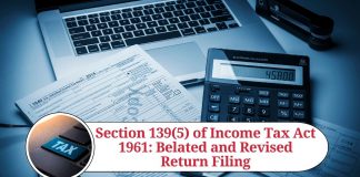 Section 139(5) of Income Tax Act 1961