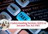 Section 142(1) of Income Tax Act 1961