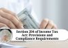 Section 204 of Income Tax Act: Provisions and Compliance Requirements