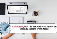 Section 80QQB: Tax Benefits for Authors on Royalty Income from Books