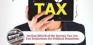 Section 80GGB of the Income Tax Act: Tax Deductions for Political Donations