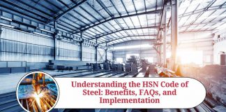 hsn code of steel