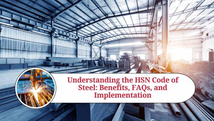 hsn code of steel