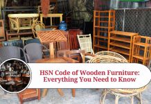hsn code of wooden furniture