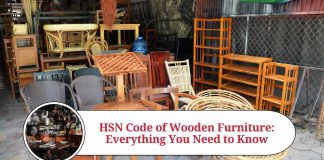 hsn code of wooden furniture