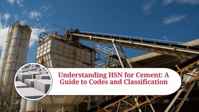 hsn for cement