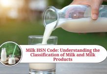 Milk HSN Code: Understanding the Classification of Milk and Milk Products