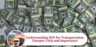 hsn for transportation charges