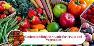 hsn code for fruits and vegetables