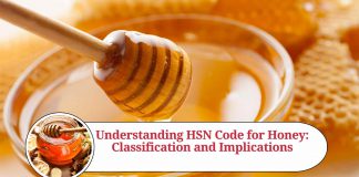 hsn code for honey