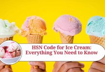 ice cream hsn code