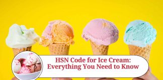 ice cream hsn code