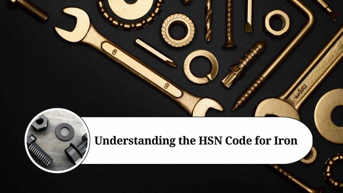 hsn code for iron