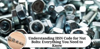 hsn code for nut bolt