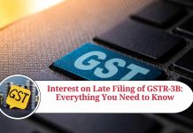 interest on late filing of gstr 3b