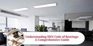 hsn code of bearing