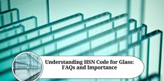 hsn code of glass