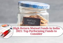 High Return Mutual Funds in India 2021: Top Performing Funds to Consider