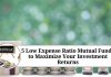 5 Low Expense Ratio Mutual Funds to Maximize Your Investment Returns