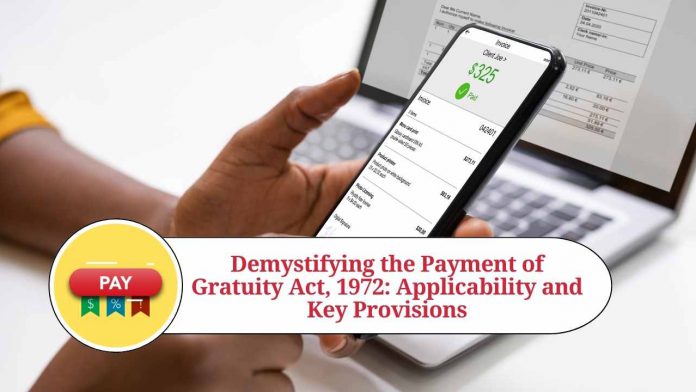 payment of gratuity act 1972 applicability