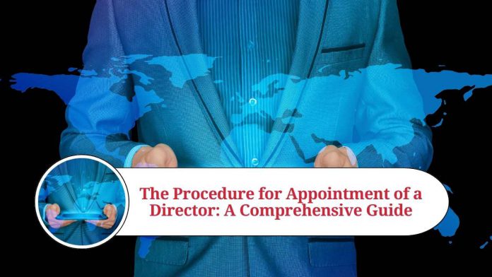 procedure for appointment of director