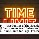section 138 of negotiable instrument act time limit