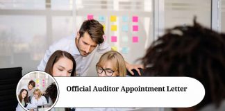 Auditor Appointment Letter