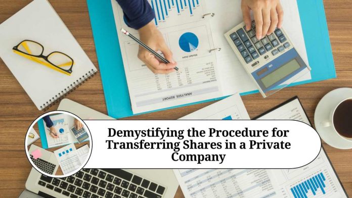 procedure for transfer of shares in private company