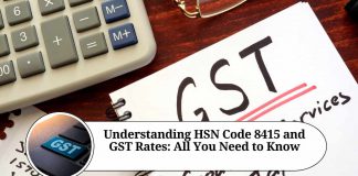 8415 hsn code gst rate